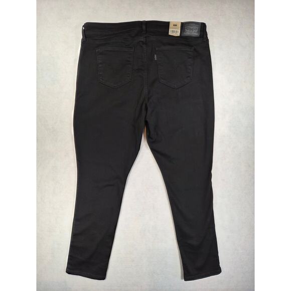 LEVI'S 711 Skinny 18 x 26 Minimalist Classic Style in Neutral Black - Picture 8 of 9